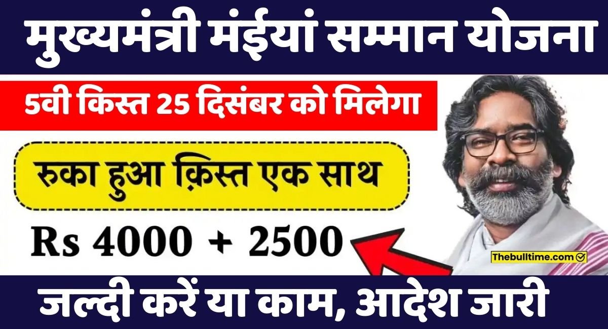Maiya Samman Yojana 5Th Kist Amount