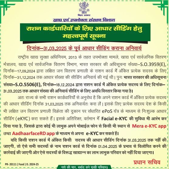 Ration Card E Kyc Kaise Kare In 2025