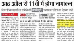 Bihar Board Inter Admission 2026