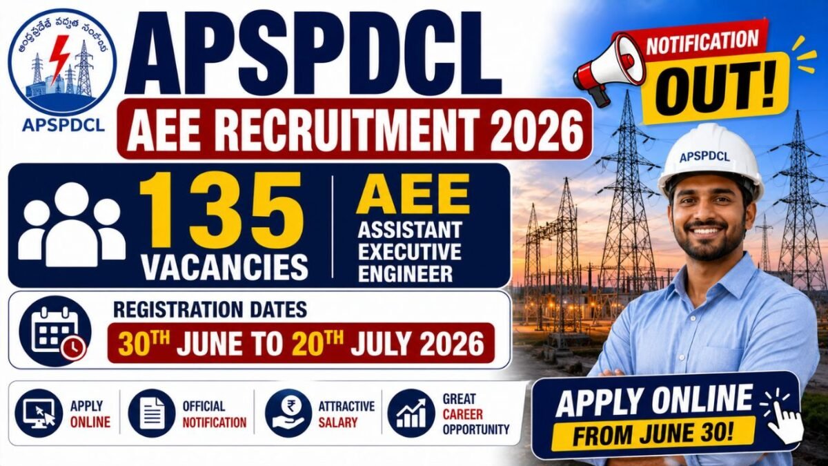 Apspdcl Aee Recruitment 2026