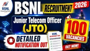Bsnl Jto Recruitment 2026