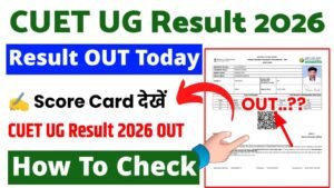Cuet Ug Result 2026