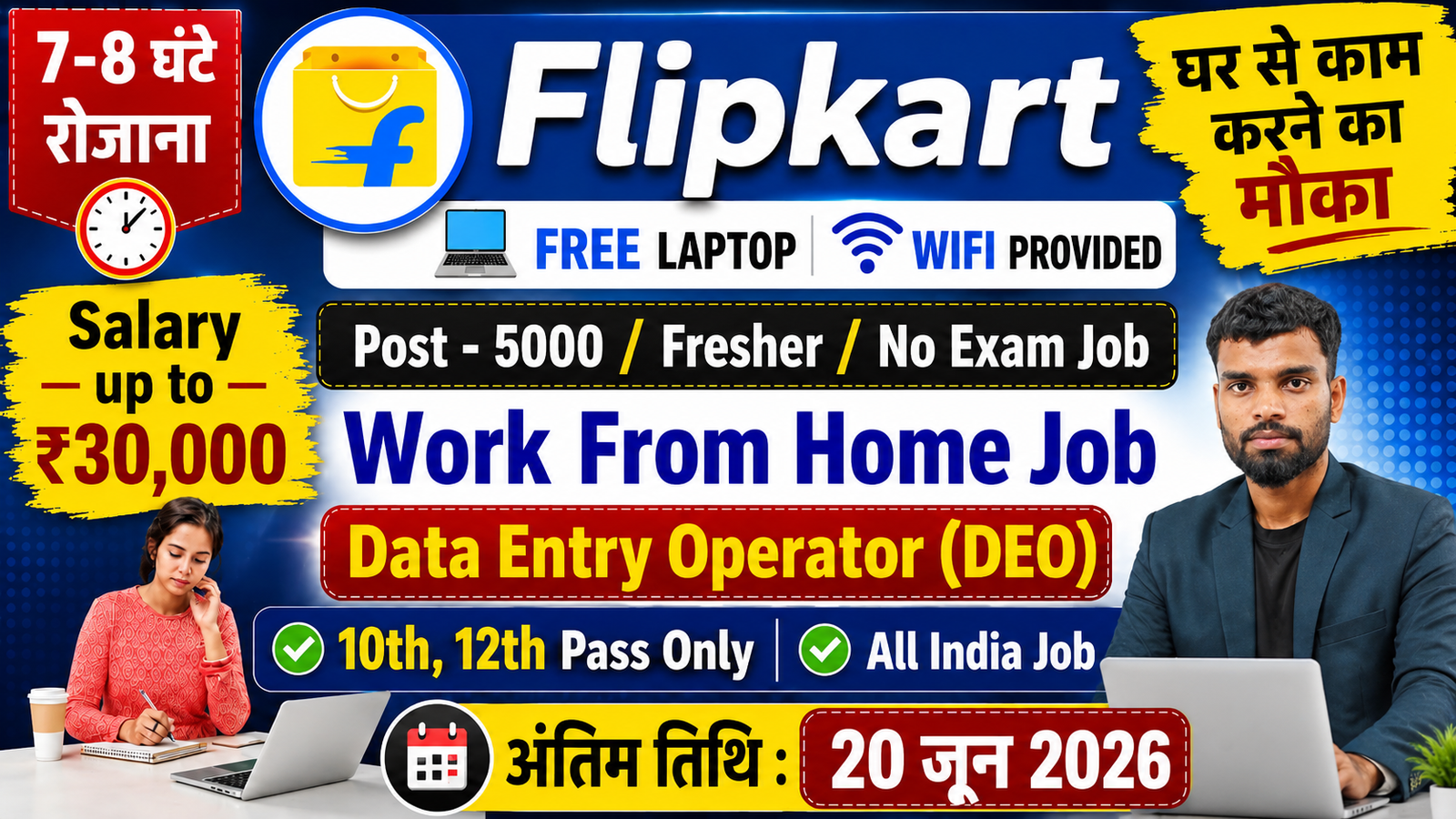 Flipkart Deo Recruitment 2026 Notification Out For Data Entry Operator (Deo) Post Vacancy 1 Flipkart Deo Recruitment 2026 Notification Out