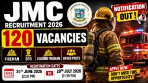 Jmc Recruitment 2026