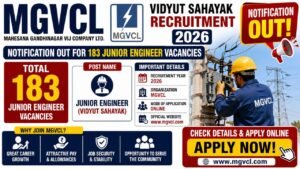 Mgvcl Vidyut Sahayak Recruitment 2026