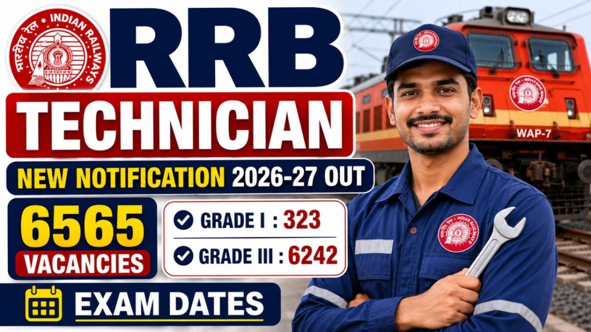 Rrb Technician New Notification 2026-27