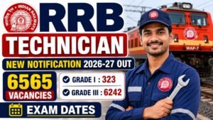 Rrb Technician New Notification 2026-27