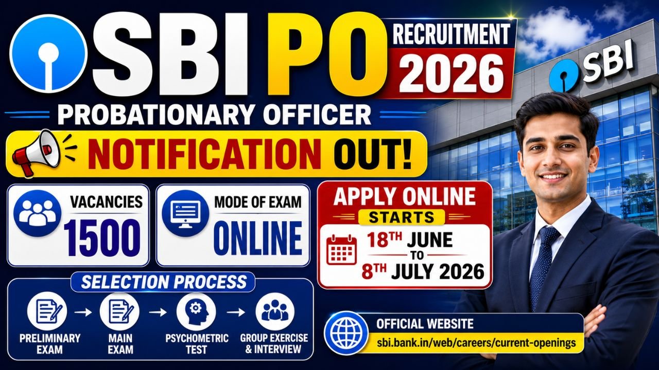 Sbi Po Recruitment 2026