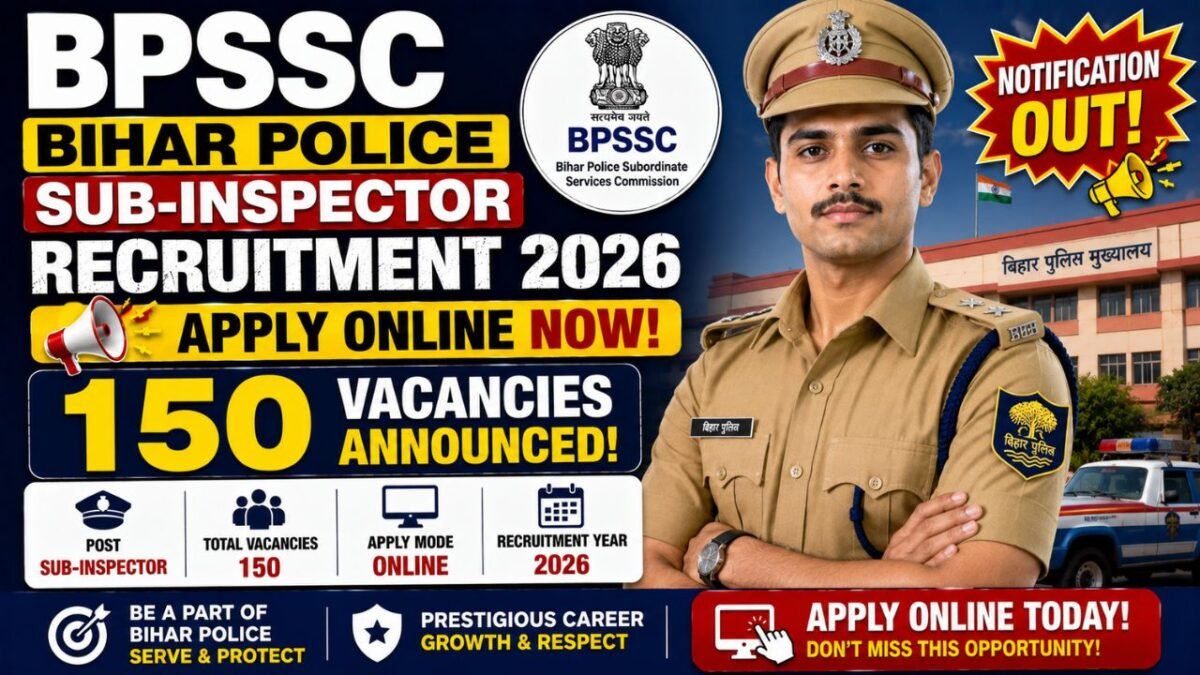 Bpssc Bihar Police Sub Inspector Recruitment 2026