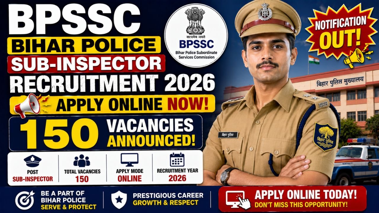 Bpssc Bihar Police Sub Inspector Recruitment 2026