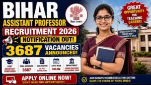 Bihar Assistant Professor Recruitment 2026