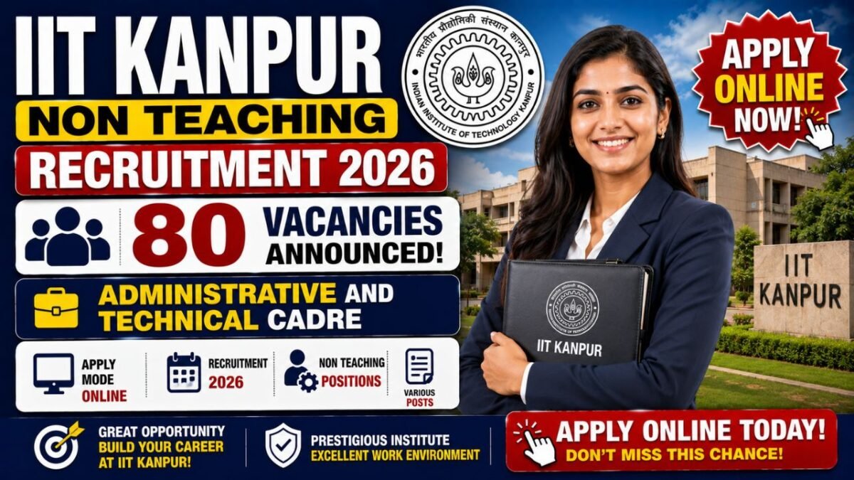 Iit Kanpur Non Teaching Vacancy 2026