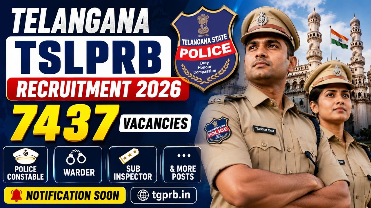 Telangana Tslprb Recruitment 2026